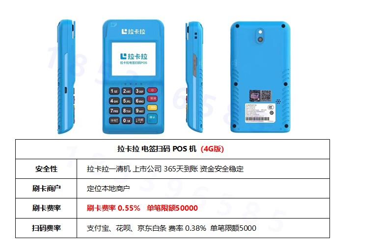 拉卡拉POS機刷卡多久更變商戶