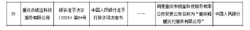 錢寶支付正式更名為“重慶鯤鵬支付服務(wù)有限公司”